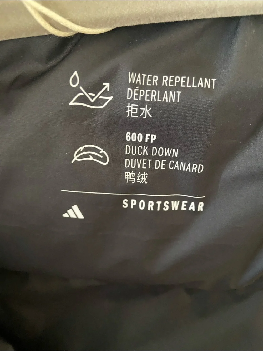Adidas Mens ZNE Puffer Jacket Black XL NWT